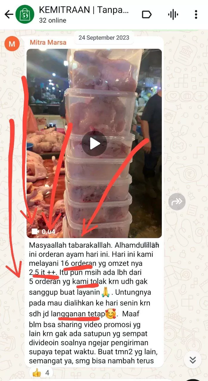 Testimoni Mitra Mas Cahyo Bu Marsha
