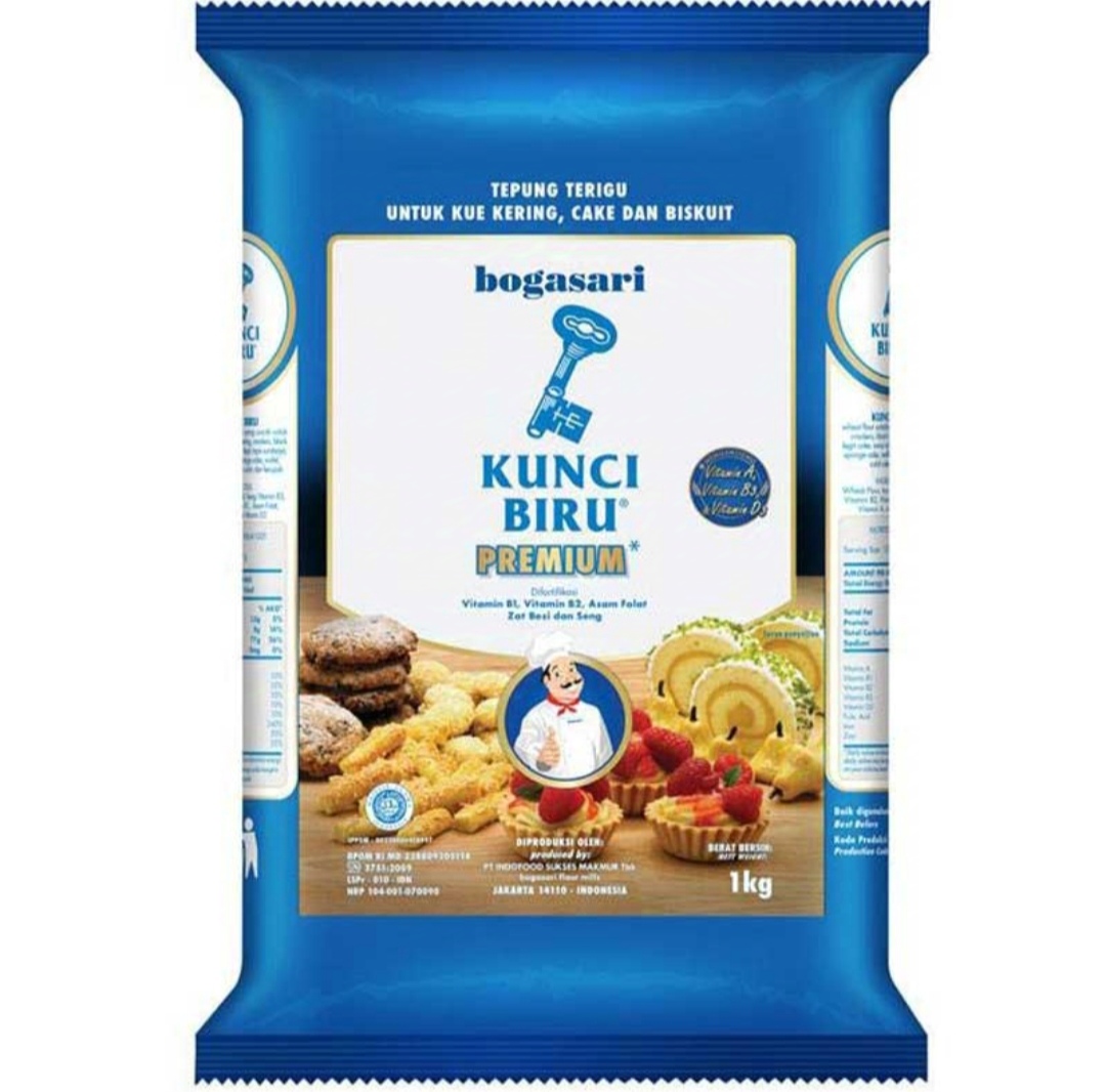 Tepung Terigu Kunci Biru 1Kg