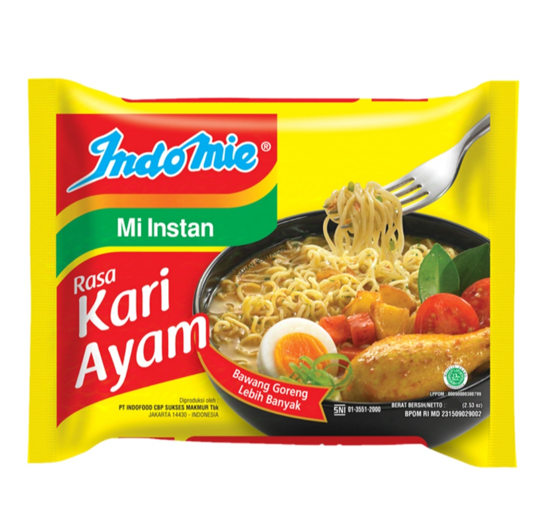 Mie Indomie Kari Ayam 