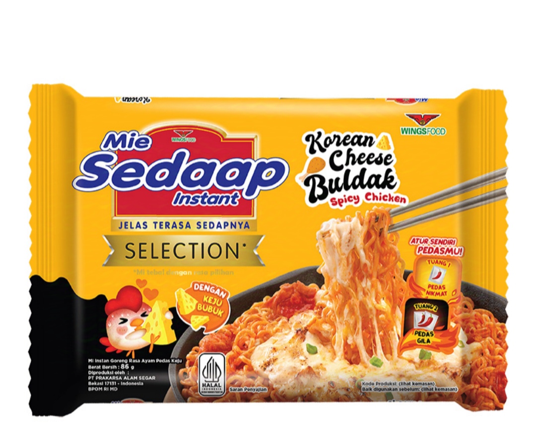 Mie Sedap Korean Keju