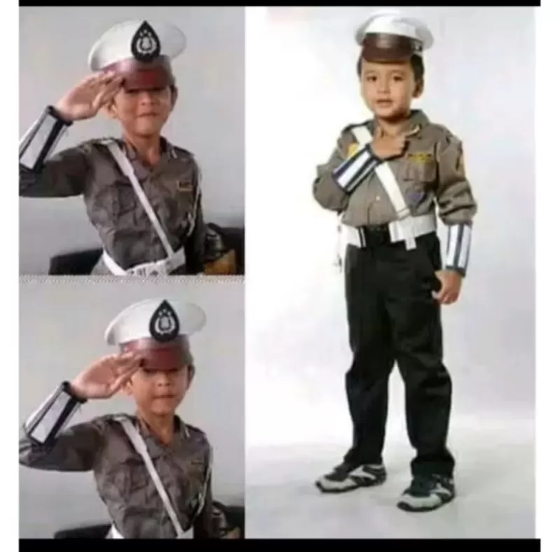 Baju polisi anak