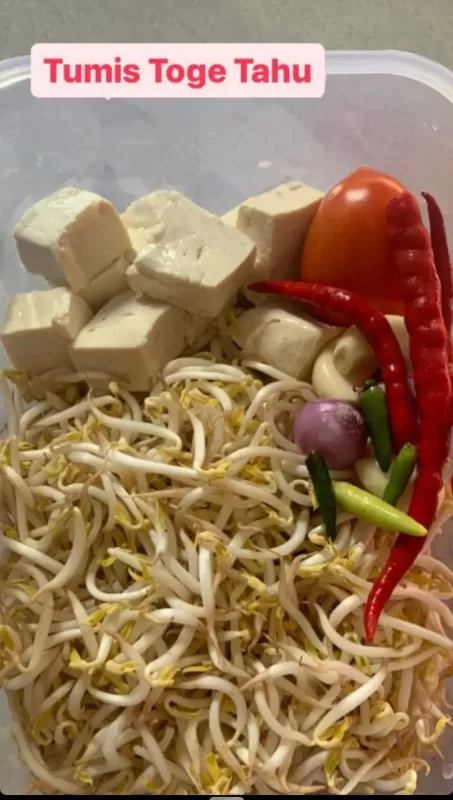 Tumis tauge tahu
