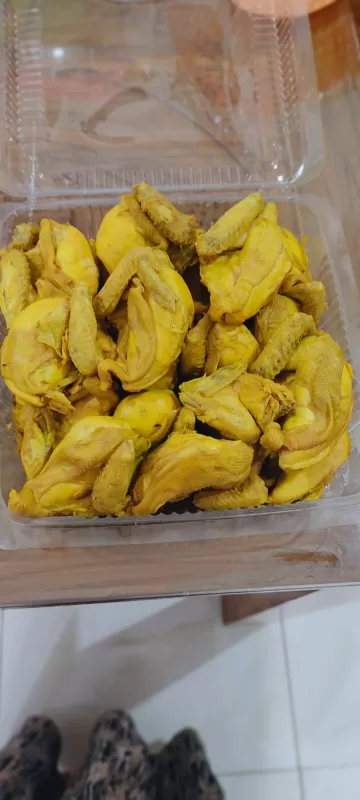 Ayam ungkep satu mika isi 20 potong dada& sayap
