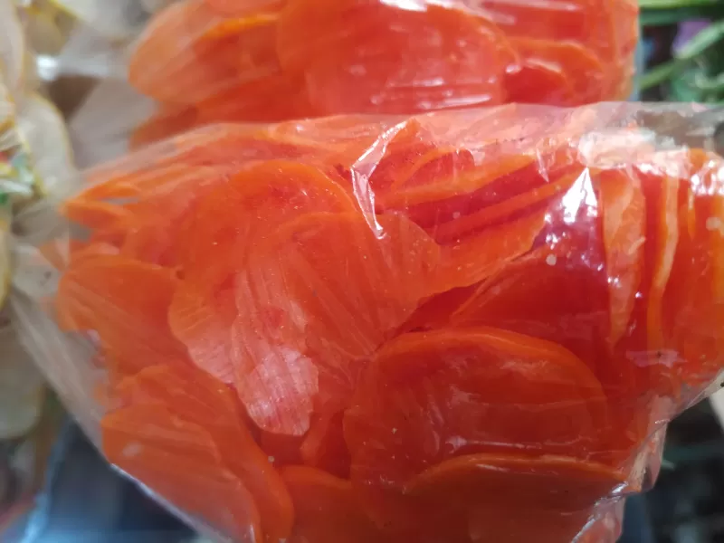 Krupuk merah obor