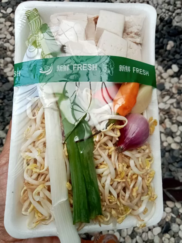 Paket tumis toge tahu