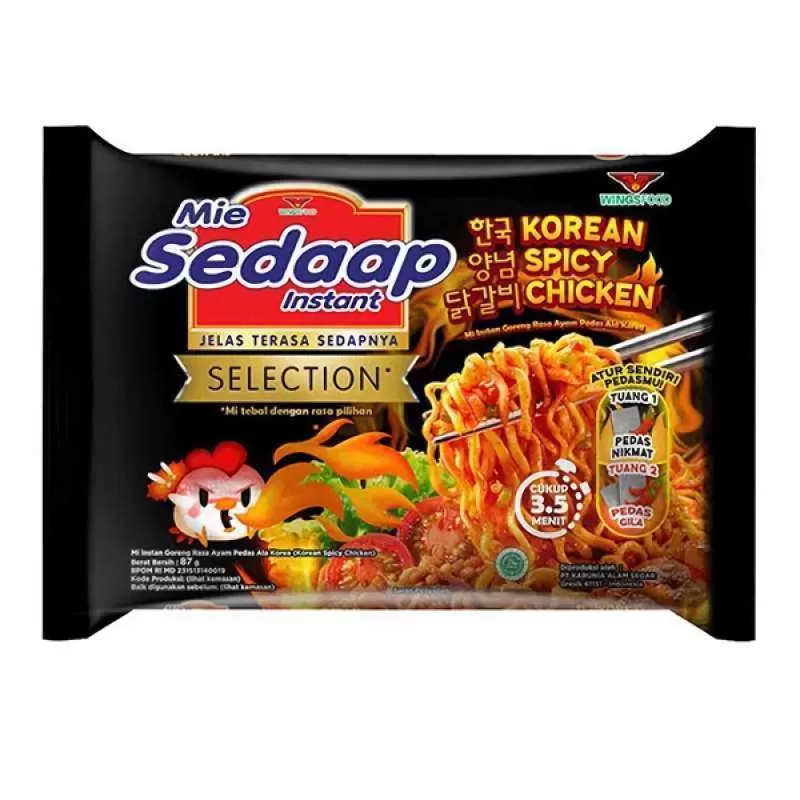 Mie sedap selection 