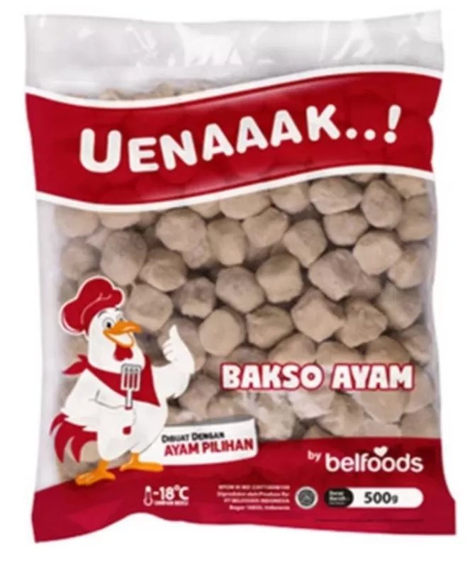 Bakso ayam  belfoods bulet kecil