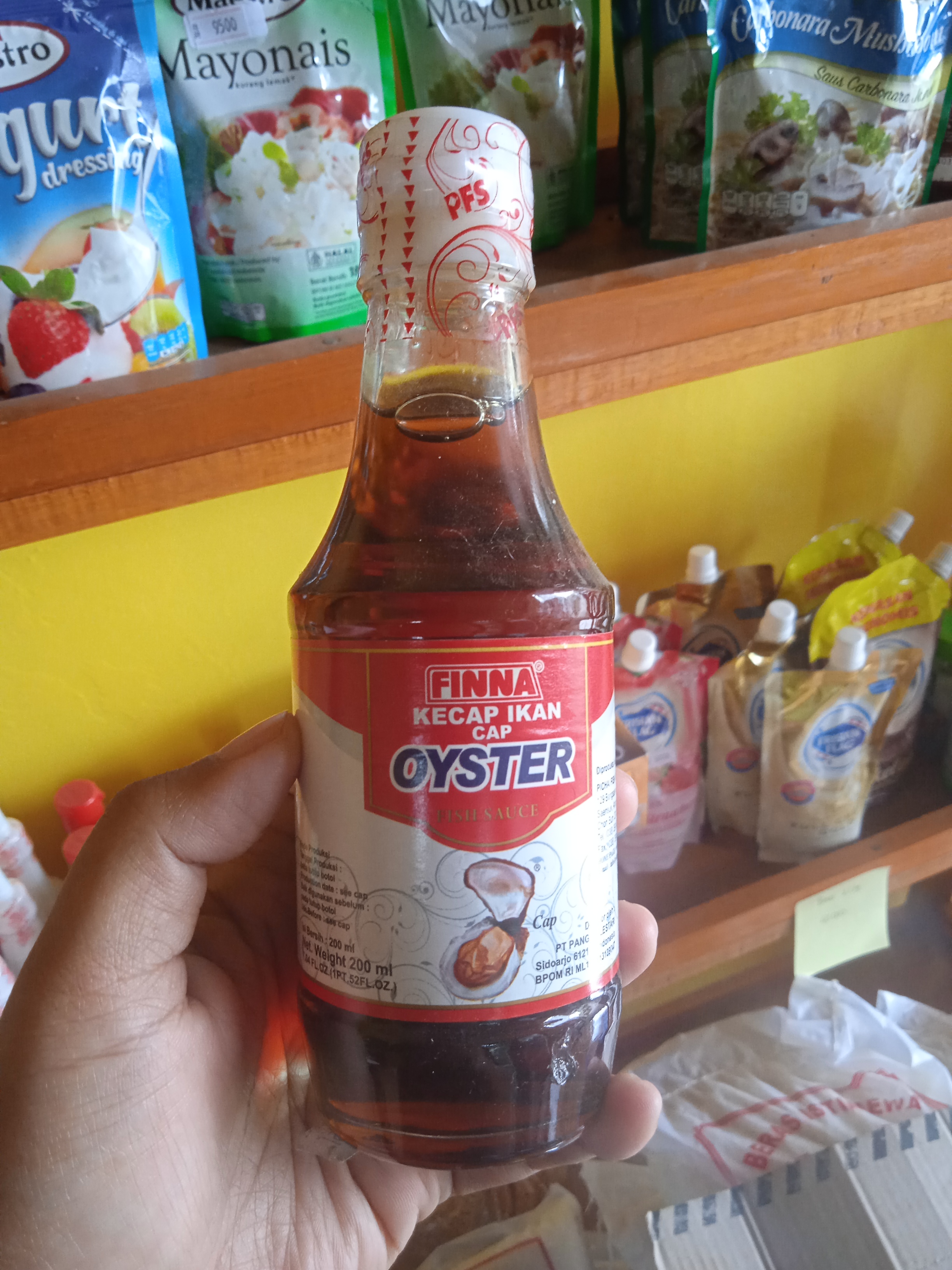 Kecap ikan cap oyster