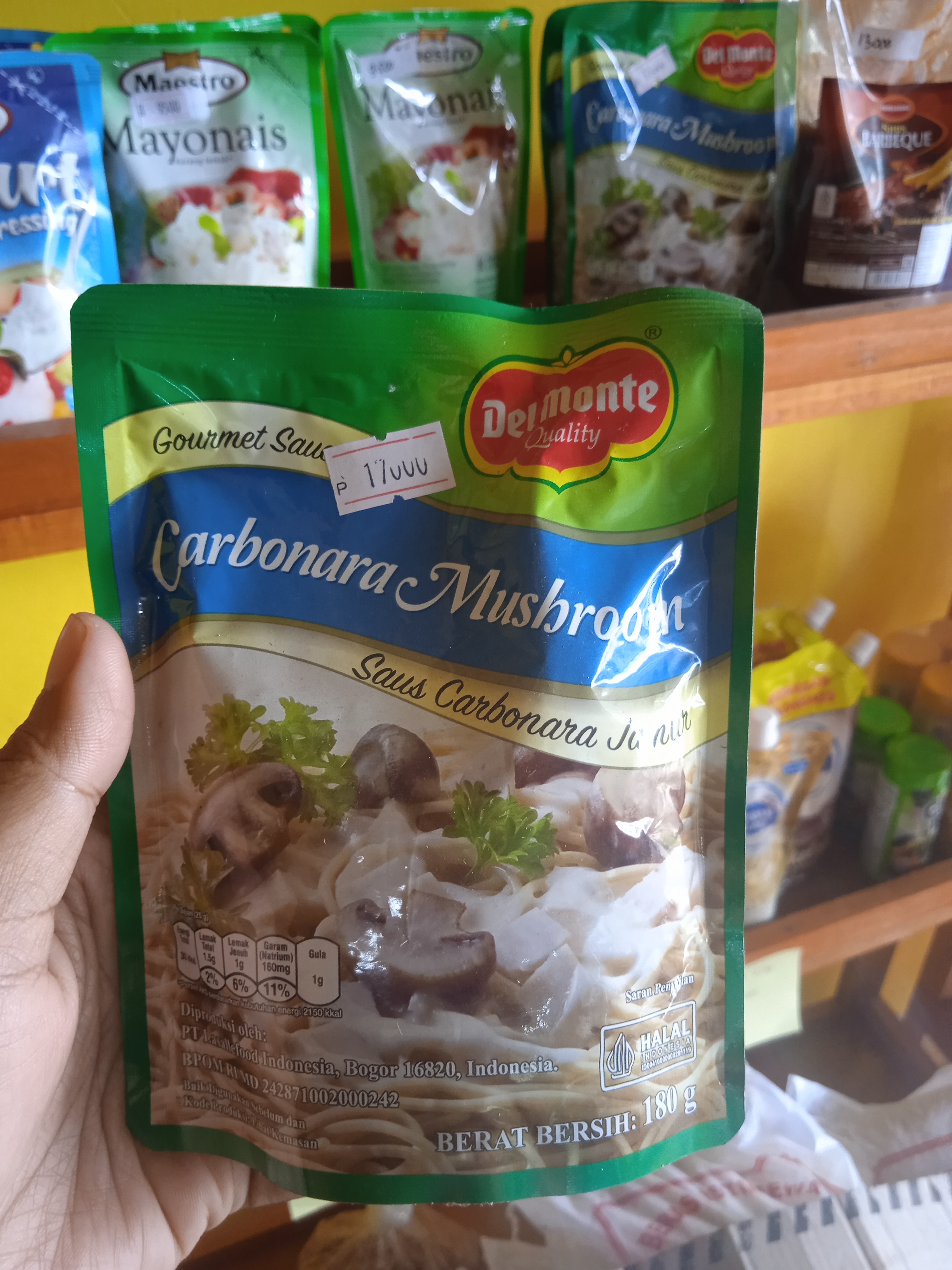Carbonara mushroom
