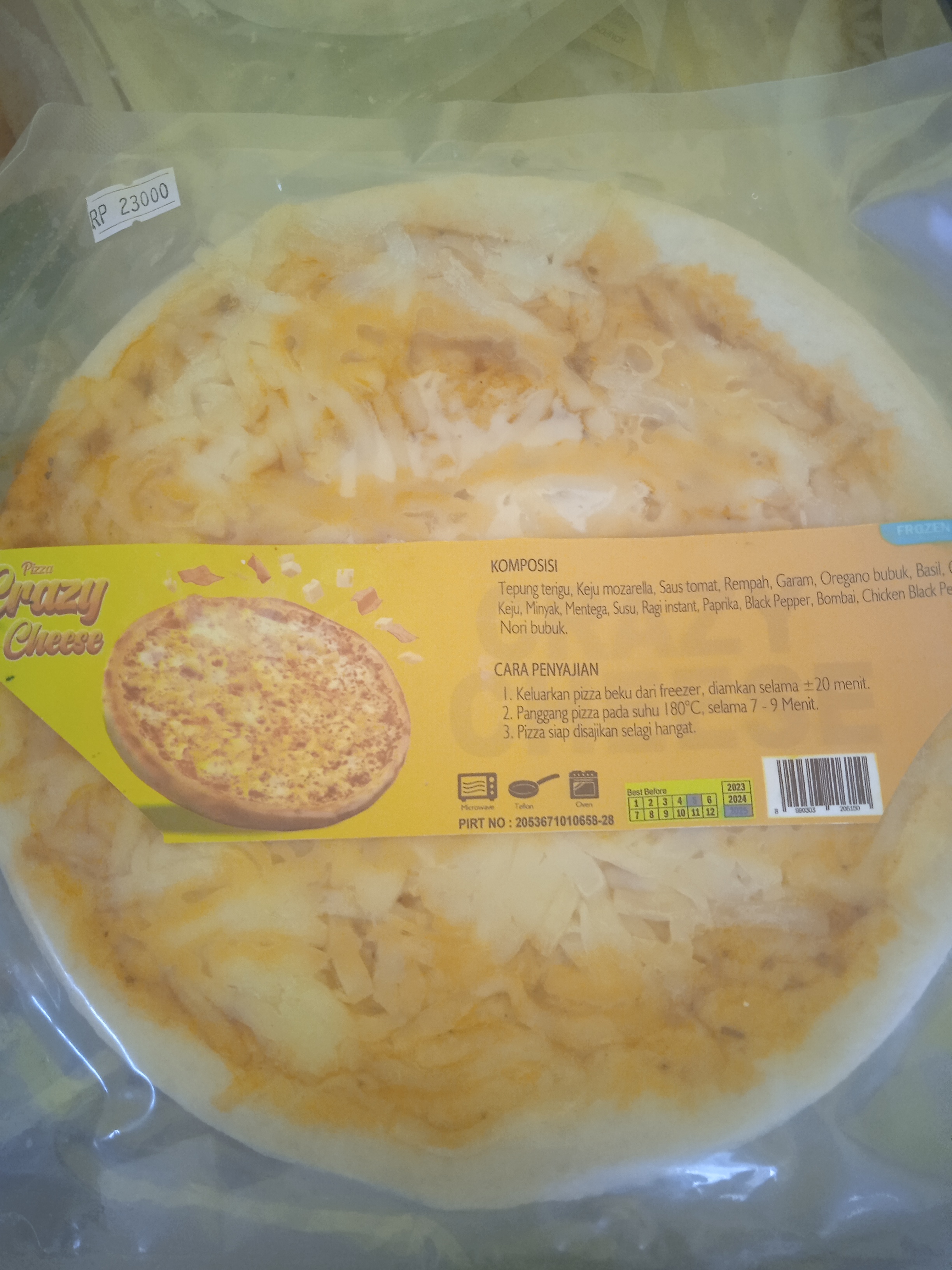 Pizza frozen