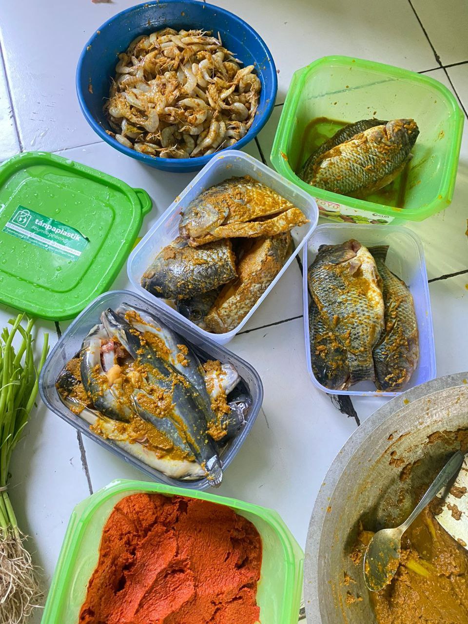 Nila merah Marinasi 3 ekor