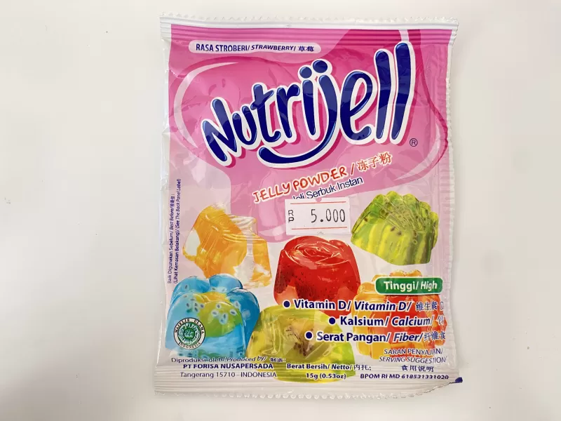Nutrijell strawberry 15 gram