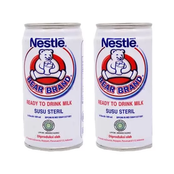 Susu Steril Bear Brand (189 ml)