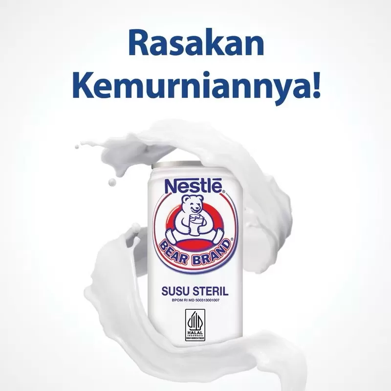 Susu Steril Bear Brand (189ml)