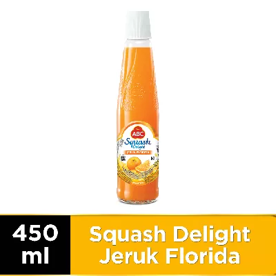 ABC Squash Delight Sirup Jeruk Florida Botol (450 ml)