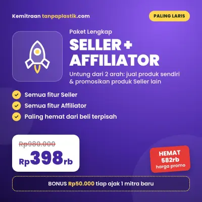 Paket Seller + Affiliator (Paling Laris)