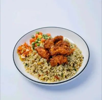 Nasi Goreng Ayam Crispy