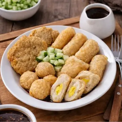 Pempek Campur Sepiring