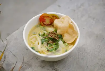 Soto Ayam Lamongan + Koya