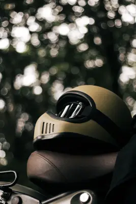 Helm Retro Army + Kacamata Goggle