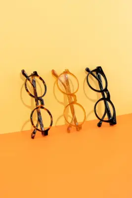 Frame Kacamata Bulat Retro