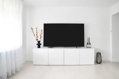 Bufet TV Minimalis Putih