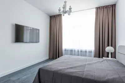 Gorden Kamar Tidur Coklat + Vitrase