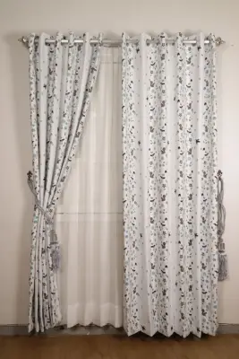 Gorden Motif Bunga Smokering