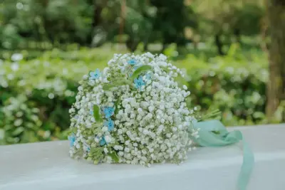 Buket Baby Breath Warna-warni