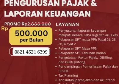 Jasa Pembukuan Pajak Pribadi