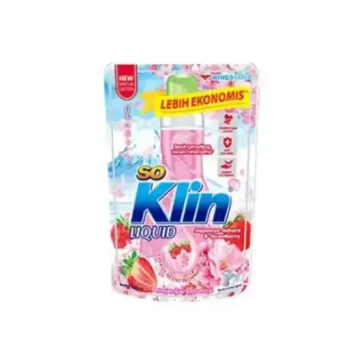 So Klin Detergen Cair Japanese Sakura & Strawberry 500 gr