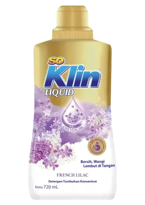 So Klin liquid Nature Detergent Cair FrenchLilacBotol 700 ml