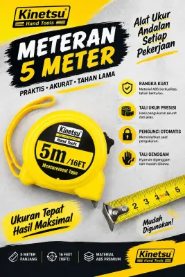 Meteran 5 meter