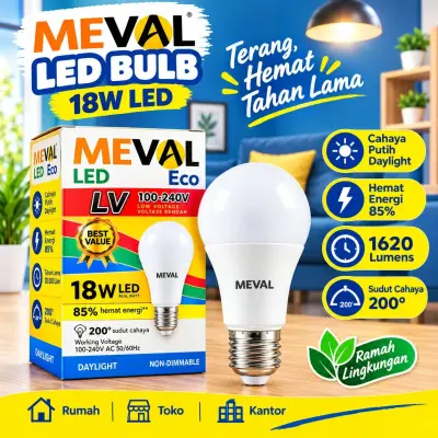 LAMPU NEON LED MEVAL 18 WATT