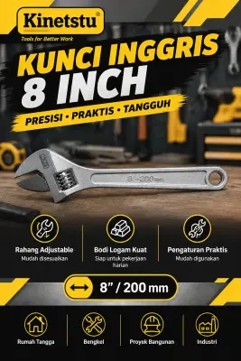 Kunci Inggris 8"