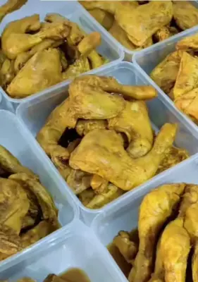 Ayam ungkep siap goreng