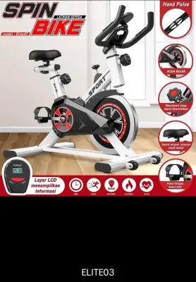 SPIN BIKE layar LCD