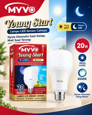 LAMPU SENSOR CAHAYA MYVO 20 WATT