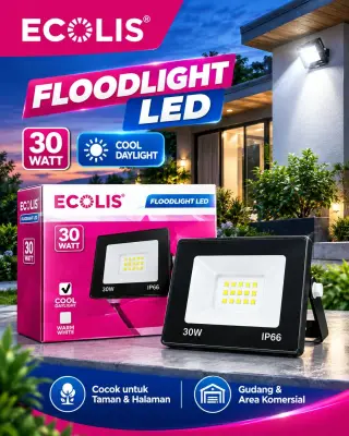 LAMPU TEMBAK ECOLIS 30 WATT