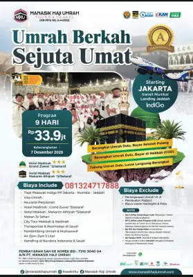 Umroh Berkah Sejuta Umat