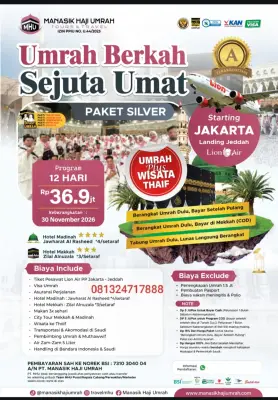 Umroh Berkah sejuta Umat