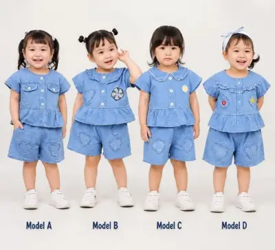 Setelan jeans anak (1-2 th)