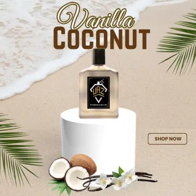 Vanilla coconut parfum elegan