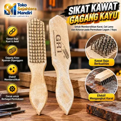 Sikat Kawat Gg Kayu