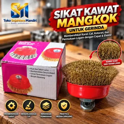 Sikat Kawat Mangkok