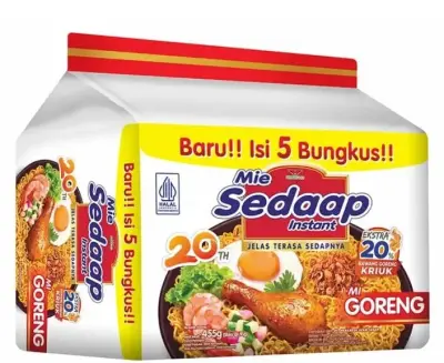 Sedap Mi Instan Goreng Isi 5 × 90 gr