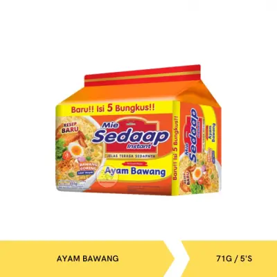 Sedap Mi Instan Ayam Bawang 5 × 71gr