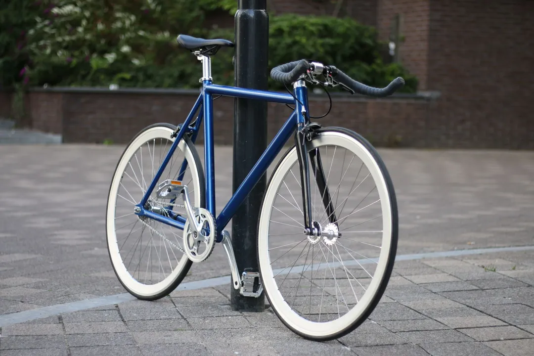 Sepeda Fixie Biru