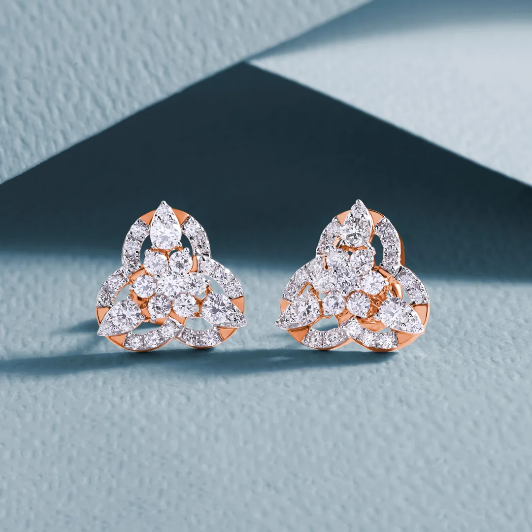 Anting Bunga Kristal