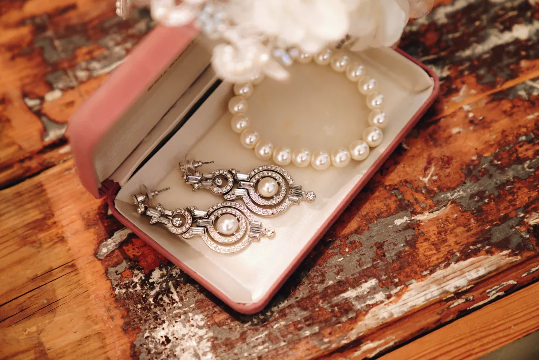 Set Kalung Mutiara + Anting